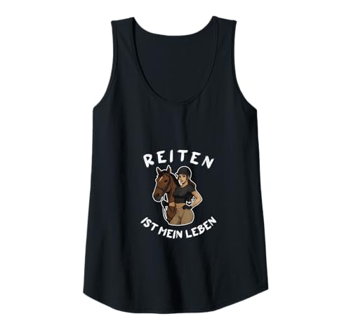 Damen Reiten ist Mein Leben ich Liebe Pferde Pferdemädchen Hobby Tank Top Damen Reiten ist Mein Leben ich Liebe Pferde Pferdemädchen Hobby Tank Top von funghhjh4guhu