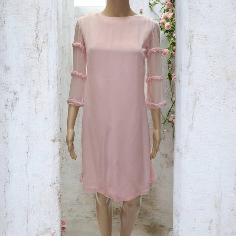 Vintage 1950Er 1960Er Rosa Kleid Größe 6 Bis 8 Aus No 550 4 Us 547 von funkyflamingoau