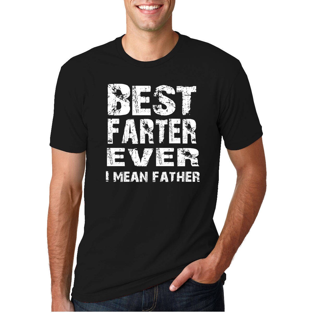 Am Besten Farter Je Ich Meine Vater Crew Neck T-Shirt von funkyteesboutique