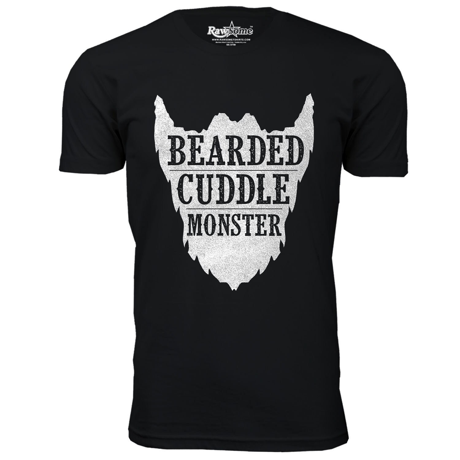 Herren Greatest Beard Cuddle Monster Themed T-Shirts | Erweiterte Größen Erhältlich von funkyteesboutique