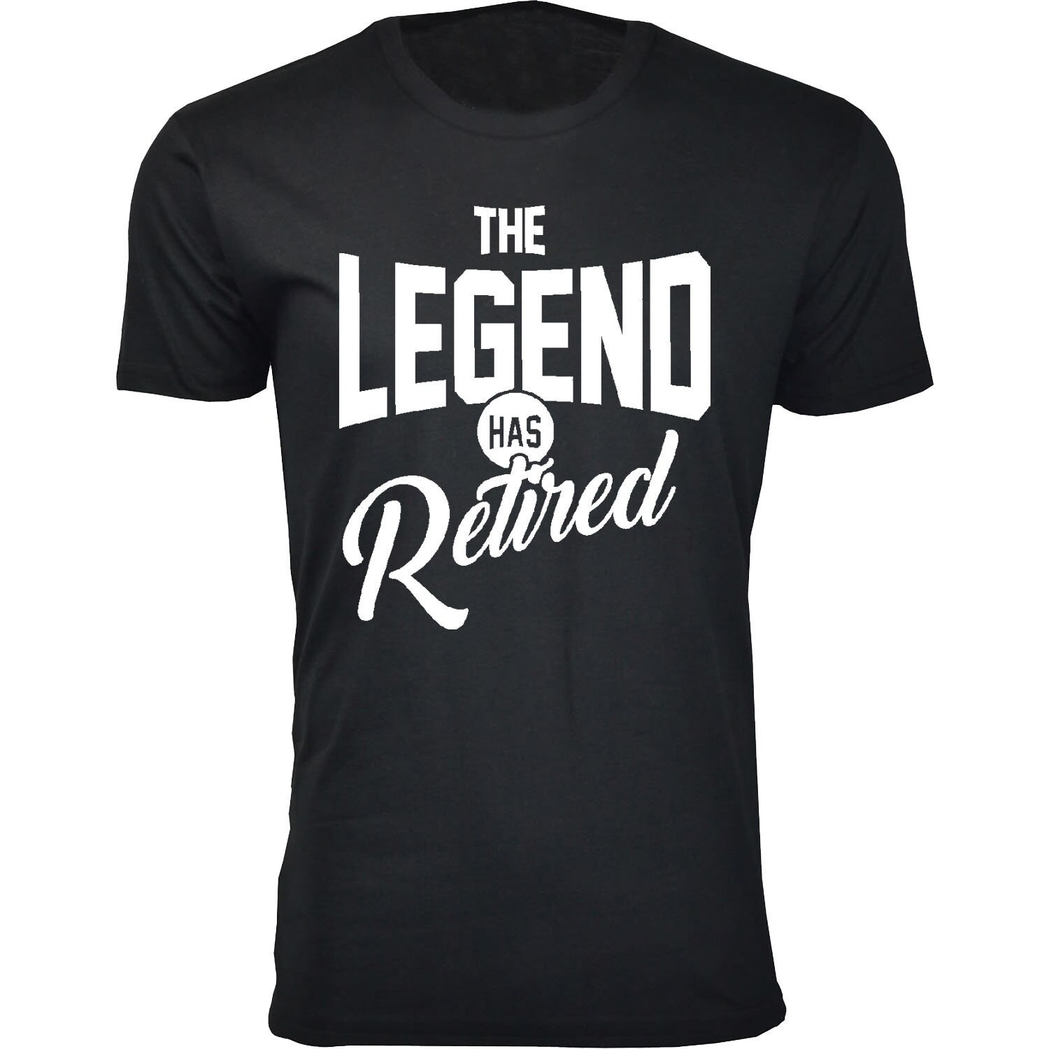 Herren The Legend Has Grafik-T-Shirts Im Ruhestand von funkyteesboutique