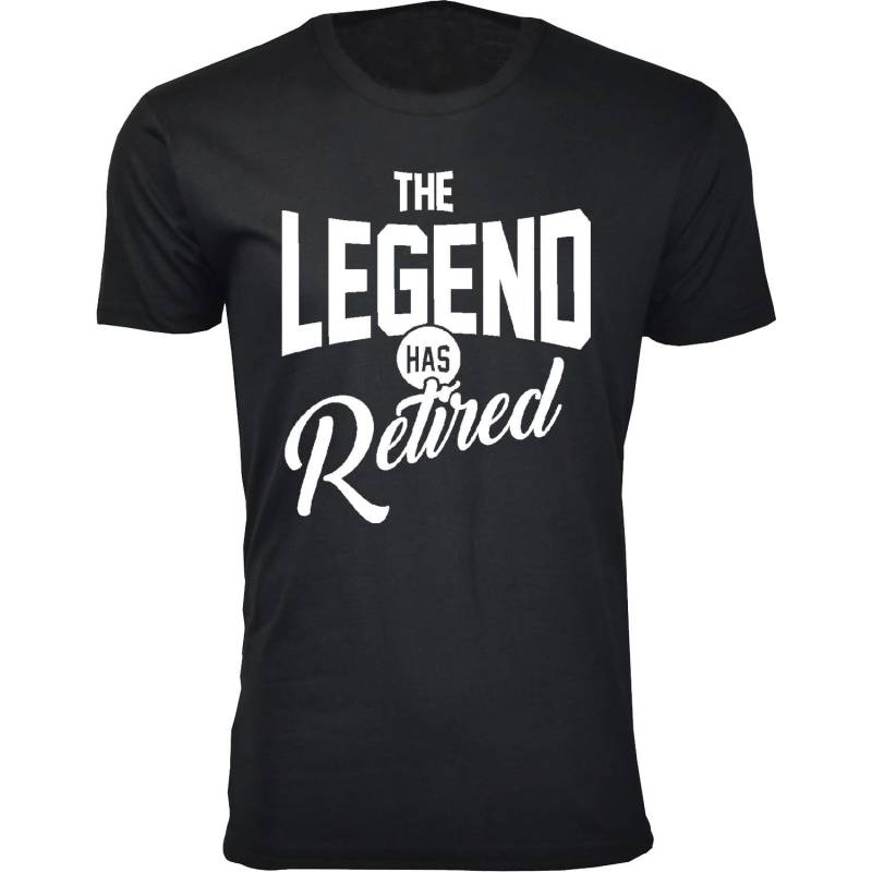 Herren The Legend Has Grafik-T-Shirts Im Ruhestand Herren The Legend Has Grafik-T-Shirts Im Ruhestand von funkyteesboutique