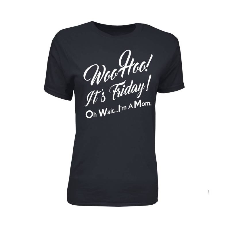 Juhu Es Ist Freitag Mama Leben Baumwolle T-Shirt Juhu Es Ist Freitag Mama Leben Baumwolle T-Shirt von funkyteesboutique