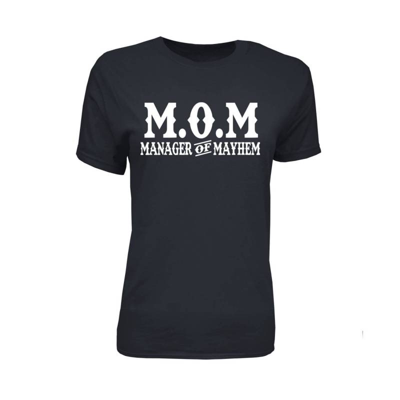 M.o.m Controller Of Mayhem T-Shirt - Damen Baumwolle Rundhalsausschnitt M.o.m Controller Of Mayhem T-Shirt - Damen Baumwolle Rundhalsausschnitt von funkyteesboutique
