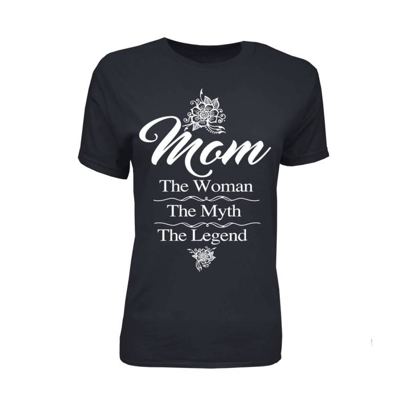 Mama Die Frau Der Mythos Legende T-Shirt - Damen Baumwolle Rundhalsausschnitt Mama Die Frau Der Mythos Legende T-Shirt - Damen Baumwolle Rundhalsausschnitt von funkyteesboutique