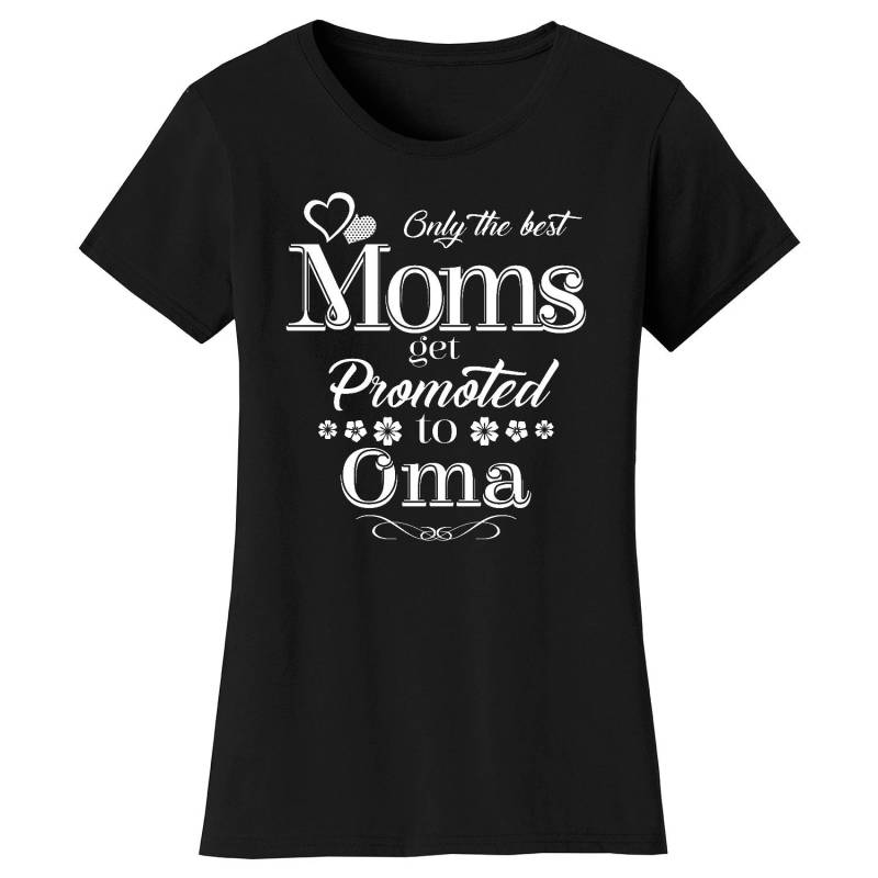 Nur Die Besten Mamas Werden Zu Oma Crew Neck T-Shirts Befördert | Plus Größen Verfügbar Nur Die Besten Mamas Werden Zu Oma Crew Neck T-Shirts Befördert | Plus Größen Verfügbar von funkyteesboutique