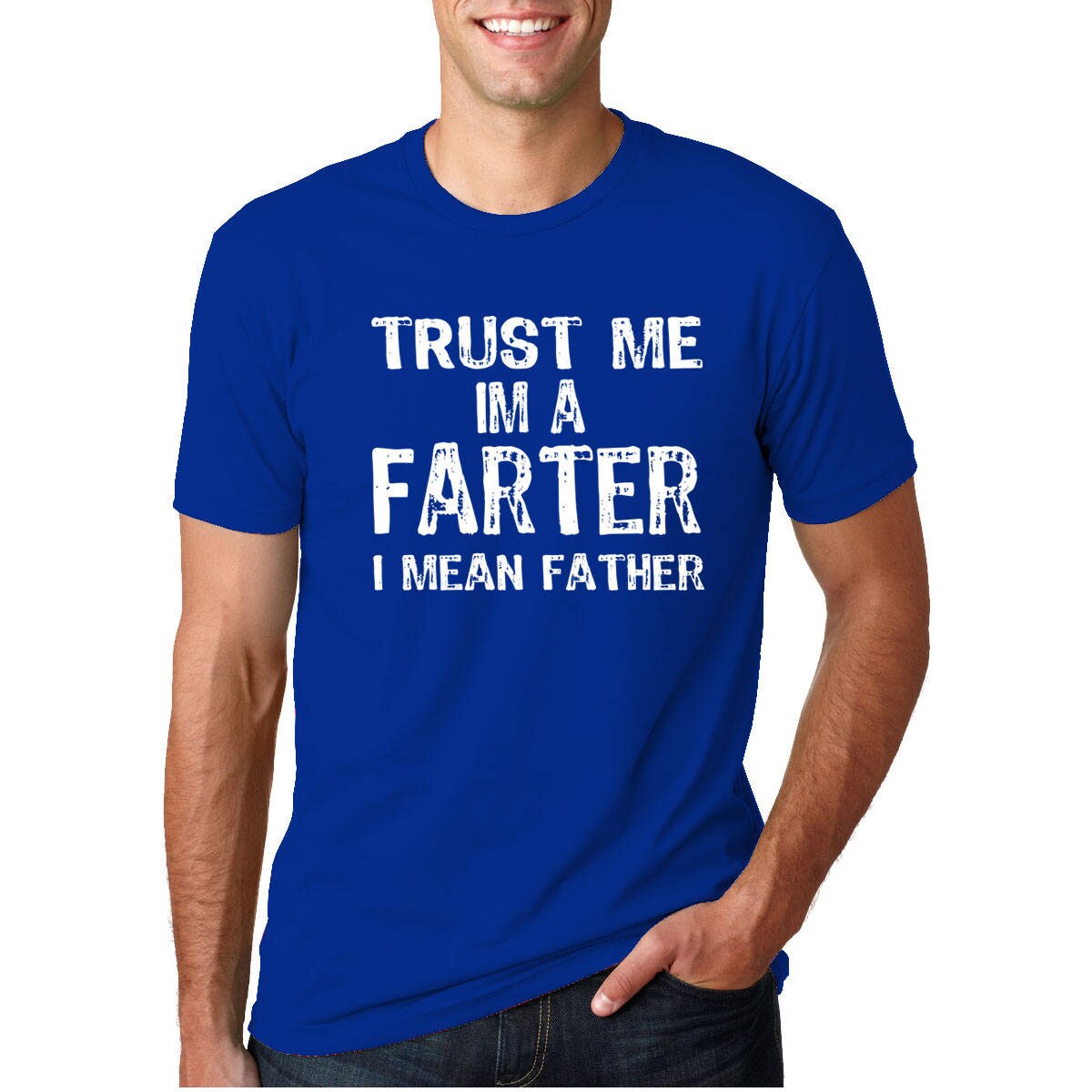 Vertrauen Sie Mir, Ich Bin Ein Farter, Meine Vater, Rundhals-T-Shirt von funkyteesboutique