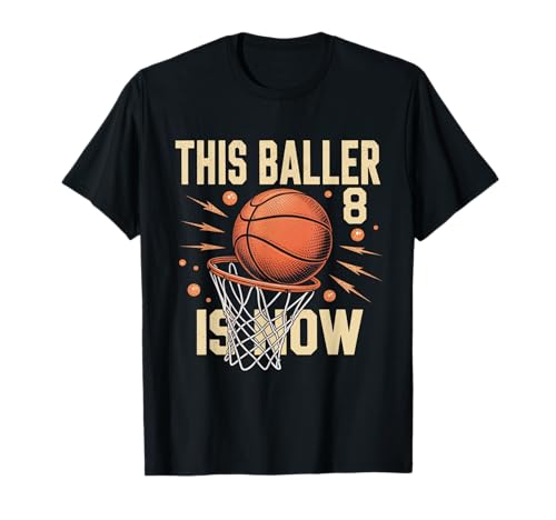 This Baller is Now 8 Basketball 8. Geburtstag Halloween Kinder T-Shirt This Baller is Now 8 Basketball 8. Geburtstag Halloween Kinder T-Shirt von funny 8 Basketball 8th Birthday halloween