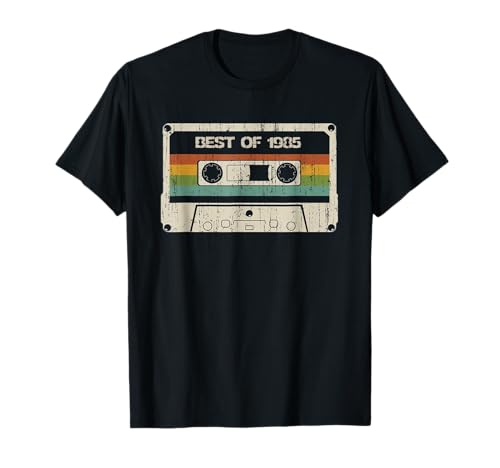 Vintage Retro Februar 1985 40. Geburtstag Männer Frauen T-Shirt Vintage Retro Februar 1985 40. Geburtstag Männer Frauen T-Shirt von 40 years old 1985 40 Year Old Cassette Birthday