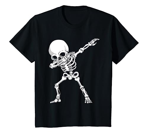 Kinder Dab Jungen - Mädchen Dabbing Skelett T-Shirt Kinder Dab Jungen - Mädchen Dabbing Skelett T-Shirt von funny Halloween Skelett Gerippe, witziges Skeleton