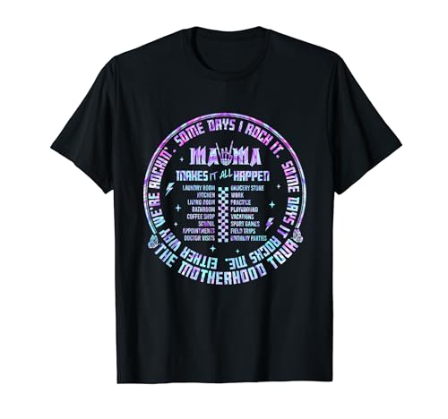 Mama Makes It All Happen The Motherhood Tour Mother's Day T-Shirt von funny Mama Makes It All Happen The Motherhood Tour