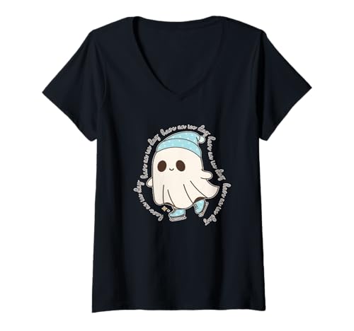 Damen Have An Ice Day Lustiger Eiskunstläufer T-Shirt mit V-Ausschnitt Damen Have An Ice Day Lustiger Eiskunstläufer T-Shirt mit V-Ausschnitt von funny Skating Coach