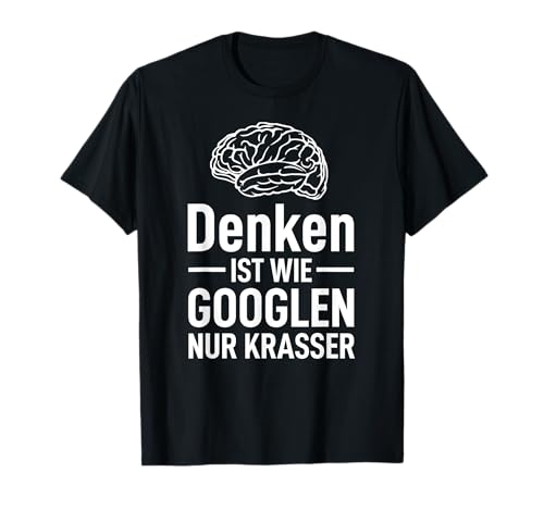funny Sprüche Frau Mann cool witzig schlau Gehirn Intelligenz lustig Spruch Denken ist wie googlen nur krasser Damen T-Shirt Schwarz S Halbarm Klassisch Pullover S funny Sprüche Frau Mann cool witzig schlau Gehirn Intelligenz lustig Spruch Denken ist wie googlen nur krasser Damen T-Shirt Schwarz S Halbarm Klassisch Pullover S von funny Sprüche Frau Mann cool witzig schlau Gehirn