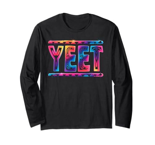 Retro Vintage Yeet Lustiger Spruch Slang Männer Junge Mädchen Frauen Langarmshirt Retro Vintage Yeet Lustiger Spruch Slang Männer Junge Mädchen Frauen Langarmshirt von funny Vintage Yeet summer vibe Apparel saying