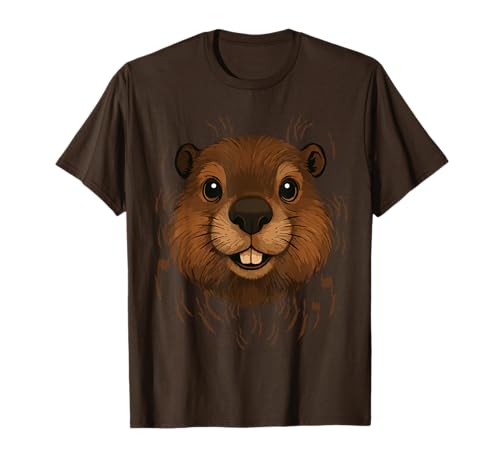 Lustiges Murmeltier Kostüm, Grounhog Gesicht Kinder Kostüm T-Shirt Lustiges Murmeltier Kostüm, Grounhog Gesicht Kinder Kostüm T-Shirt von funny animal faces costumes, groundhog face