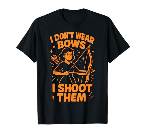 Ich trage Keine Bögen, Bogenschießen, Mädchen, ich schieße auf sie, Bogenschütze, lustig T-Shirt Ich trage Keine Bögen, Bogenschießen, Mädchen, ich schieße auf sie, Bogenschütze, lustig T-Shirt von funny archery bow and archer hunting Design