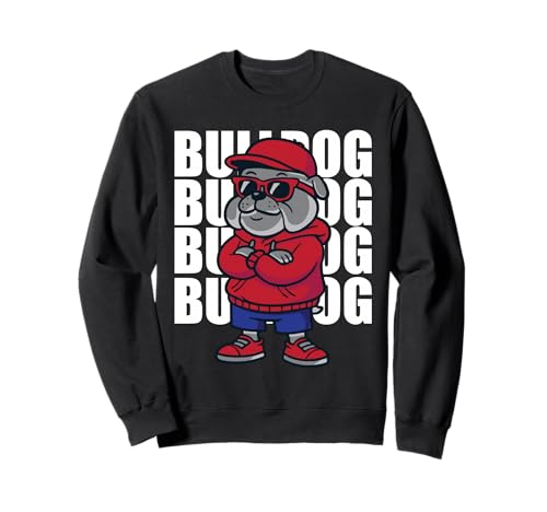 Retro Bulldoggen Geschenk für Männer Frauen Jungen Mädchen K Sweatshirt Retro Bulldoggen Geschenk für Männer Frauen Jungen Mädchen K Sweatshirt von funny graphics stuff