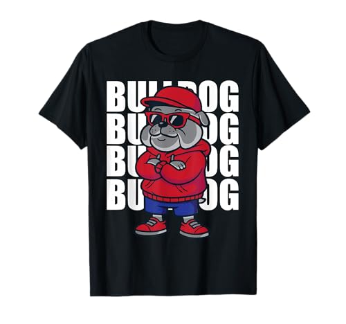 Retro Bulldoggen Geschenk für Männer Frauen Jungen Mädchen K T-Shirt Retro Bulldoggen Geschenk für Männer Frauen Jungen Mädchen K T-Shirt von funny graphics stuff