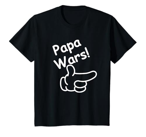 Junge, Mädchen, Kids Papa Wars! Spruch mit Comic Hand Fun T-Shirt Junge, Mädchen, Kids Papa Wars! Spruch mit Comic Hand Fun T-Shirt von funny witziger Er Wars schwanger Spruch Statement