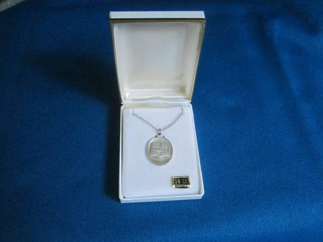 Jahrgang 1960 Silber Christlichen Täufer Anhänger Neue Alte Store Lager von funoldstuff