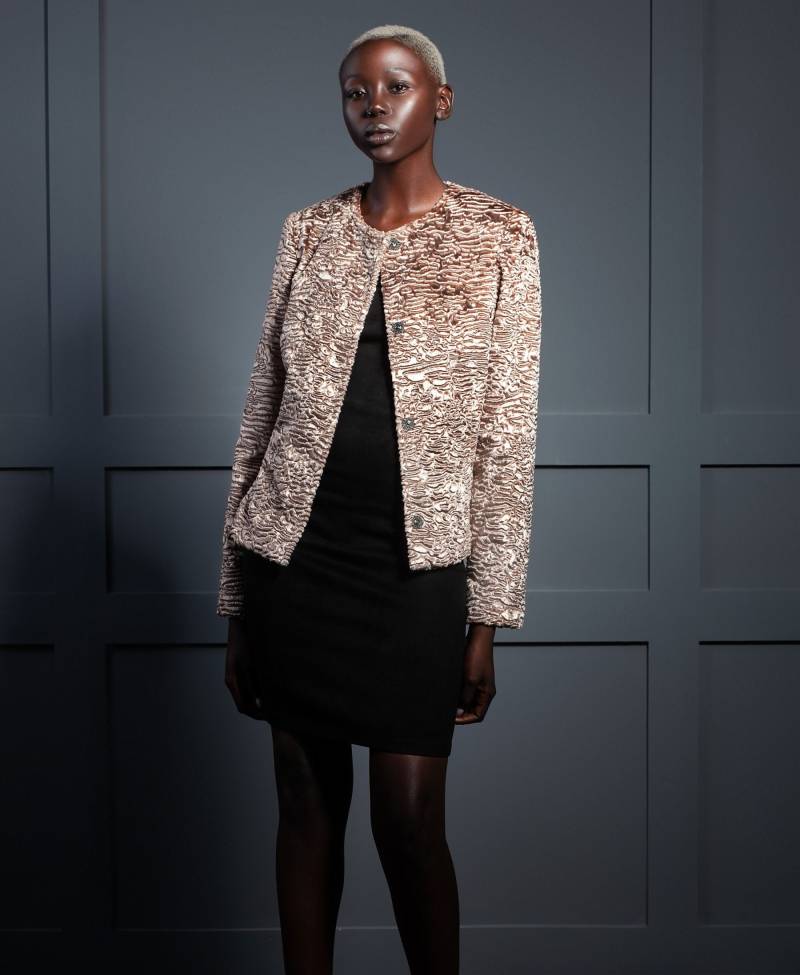 Kunstpelz Jacke - Vegan Jacken Pelzjacken Tissavel Pelzjacke Vintage Damen Elegante von furamur