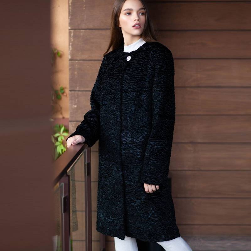 Luxus Kunstpelz Trenchcoat - Elegantes Geschenk Für Frau von furamur