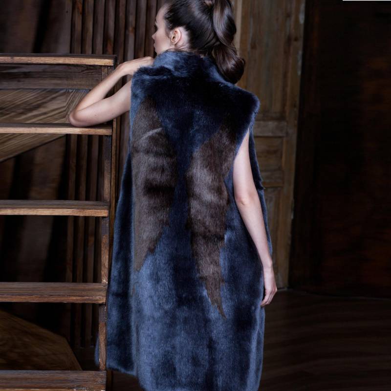 Pelzweste - Zobelweste Für Frauen Geflügelte Festivalmode Vintage Weste Kunstpelzweste Damenweste Engelsstil von furamur