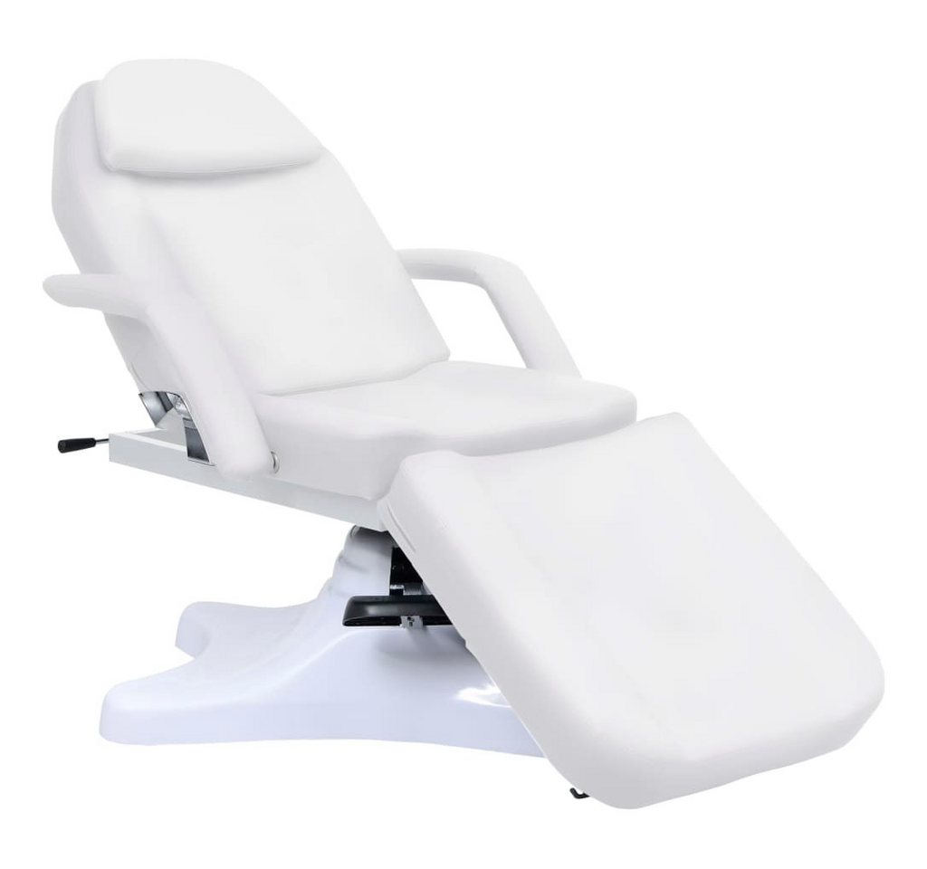 furnicato Massageliege Massagetisch Weiß 180x62x(86,5-118) cm von furnicato