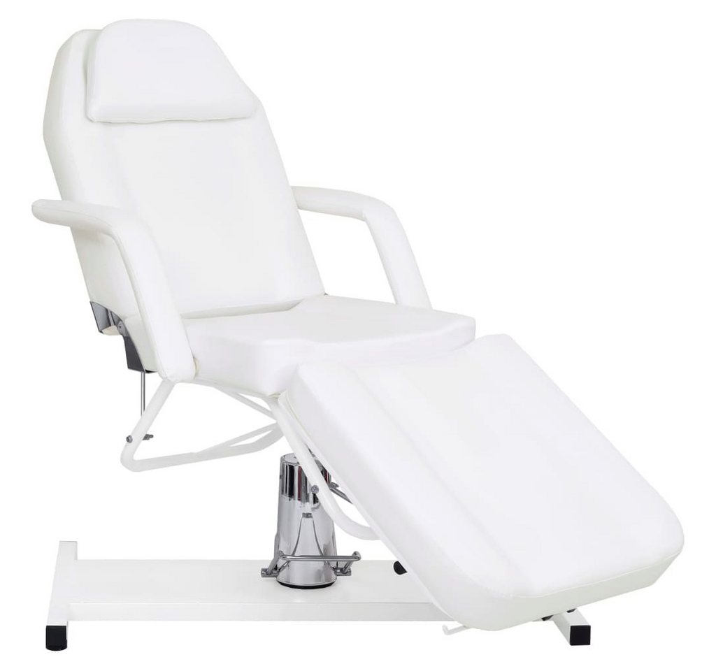 furnicato Massageliege Massagetisch Weiß 180x62x(87-112) cm von furnicato
