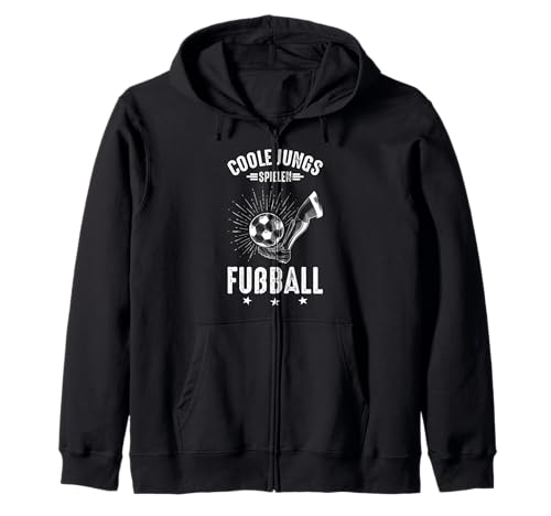 Coole Jungs Spielen fußball fußballer Fussball Football Boy Kapuzenjacke Coole Jungs Spielen fußball fußballer Fussball Football Boy Kapuzenjacke von fußball fußballer Fussballer Spieler kinder jungen