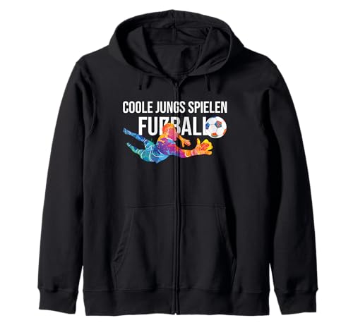 Coole Jungs Spielen fußball fußballer Fussball Football Boy Kapuzenjacke Coole Jungs Spielen fußball fußballer Fussball Football Boy Kapuzenjacke von fußball fußballer Fussballer Spieler kinder jungen