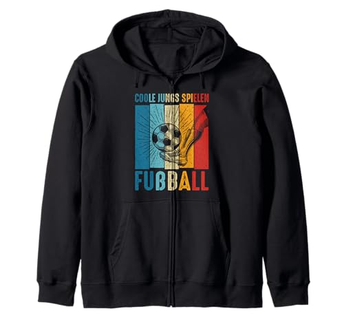 Coole Jungs Spielen fußball fußballer Fussball Football Boy Kapuzenjacke Coole Jungs Spielen fußball fußballer Fussball Football Boy Kapuzenjacke von fußball fußballer Fussballer Spieler kinder jungen