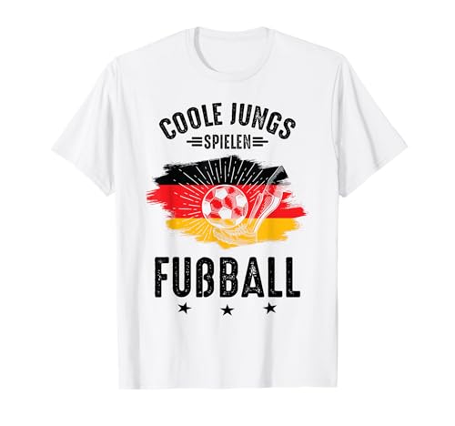 Coole Jungs Spielen fußball fußballer Fussball Football Boy T-Shirt Coole Jungs Spielen fußball fußballer Fussball Football Boy T-Shirt von fußball fußballer Fussballer Spieler kinder jungen