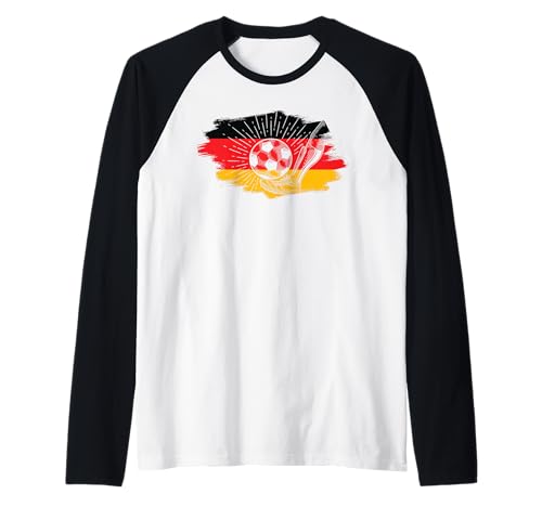 fußball fußballer Spieler Fussball Football Jungen Flagge Raglan fußball fußballer Spieler Fussball Football Jungen Flagge Raglan von fußball fußballer Fussballer Spieler player