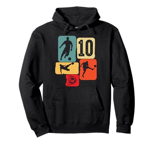 10th Birthday Boy 10 Years Footballer Football fußball Retro Pullover Hoodie 10th Birthday Boy 10 Years Footballer Football fußball Retro Pullover Hoodie von fußball fußballer Spieler Kindergeburtstag party