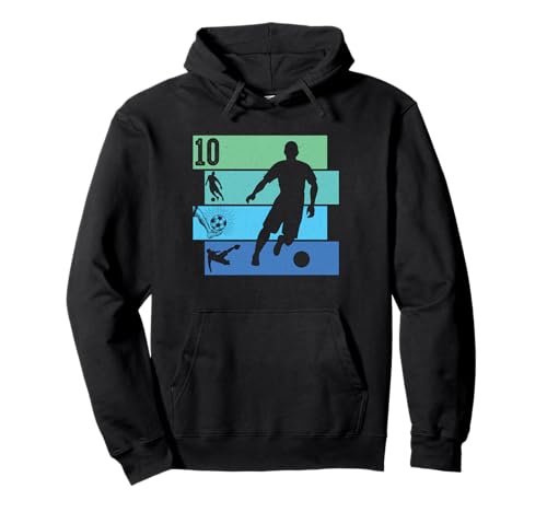 10th Birthday Boy 10 Years Footballer Football fußball Retro Pullover Hoodie 10th Birthday Boy 10 Years Footballer Football fußball Retro Pullover Hoodie von fußball fußballer Spieler Kindergeburtstag party