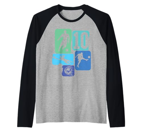 10th Birthday Boy 10 Years Footballer Football fußball Retro Raglan 10th Birthday Boy 10 Years Footballer Football fußball Retro Raglan von fußball fußballer Spieler Kindergeburtstag party