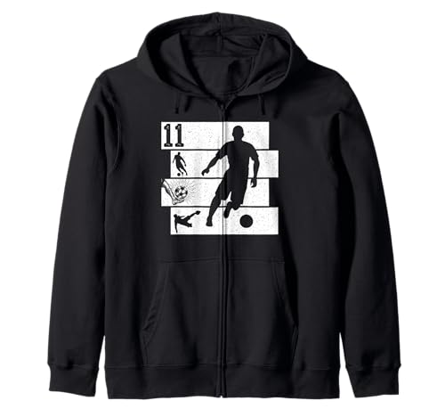 11th Birthday Boy 11 Years Footballer Football fußball Retro Kapuzenjacke 11th Birthday Boy 11 Years Footballer Football fußball Retro Kapuzenjacke von fußball fußballer Spieler Kindergeburtstag party