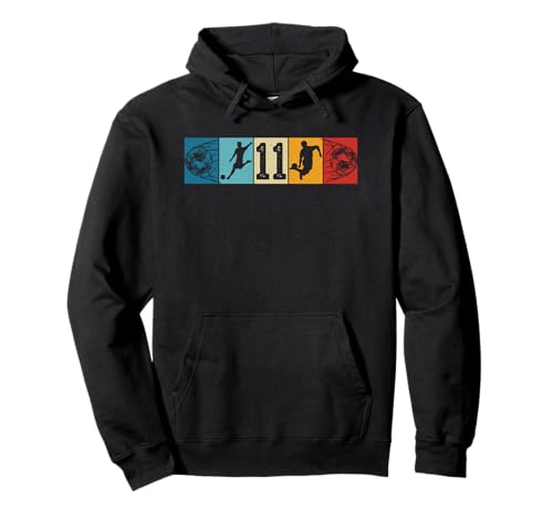 11th Birthday Boy 11 Years Footballer Football fußball Retro Pullover Hoodie 11th Birthday Boy 11 Years Footballer Football fußball Retro Pullover Hoodie von fußball fußballer Spieler Kindergeburtstag party