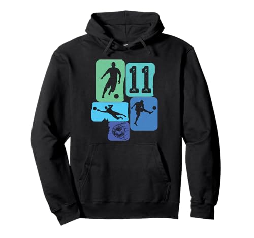 11th Birthday Boy 11 Years Footballer Football fußball Retro Pullover Hoodie 11th Birthday Boy 11 Years Footballer Football fußball Retro Pullover Hoodie von fußball fußballer Spieler Kindergeburtstag party
