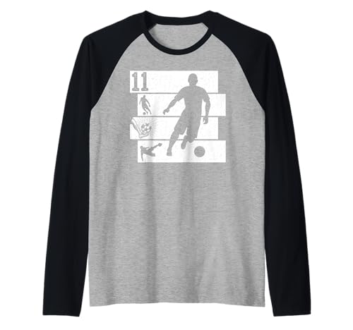 11th Birthday Boy 11 Years Footballer Football fußball Retro Raglan 11th Birthday Boy 11 Years Footballer Football fußball Retro Raglan von fußball fußballer Spieler Kindergeburtstag party