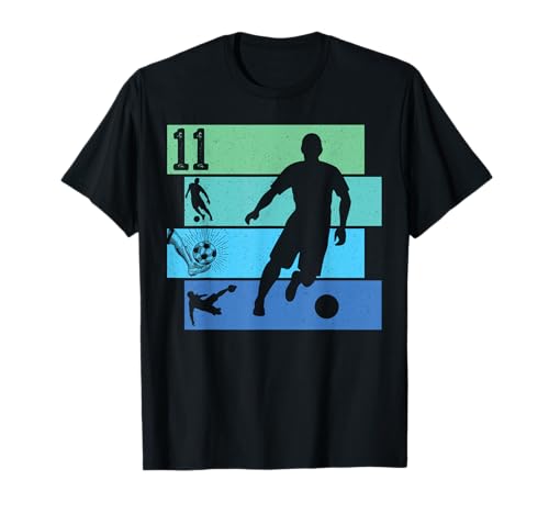 11th Birthday Boy 11 Years Footballer Football fußball Retro T-Shirt 11th Birthday Boy 11 Years Footballer Football fußball Retro T-Shirt von fußball fußballer Spieler Kindergeburtstag party