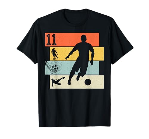 11th Birthday Boy 11 Years Footballer Football fußball Retro T-Shirt 11th Birthday Boy 11 Years Footballer Football fußball Retro T-Shirt von fußball fußballer Spieler Kindergeburtstag party