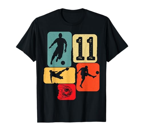 11th Birthday Boy 11 Years Footballer Football fußball Retro T-Shirt 11th Birthday Boy 11 Years Footballer Football fußball Retro T-Shirt von fußball fußballer Spieler Kindergeburtstag party