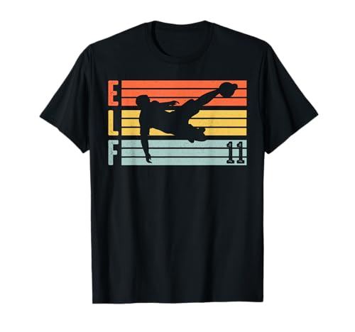 11th Birthday Boy 11 Years Footballer Football fußball Retro T-Shirt 11th Birthday Boy 11 Years Footballer Football fußball Retro T-Shirt von fußball fußballer Spieler Kindergeburtstag party