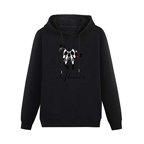 fuwo Hooded Deftone Skull Horse Long Sleeve Sweatshirts Black L von fuwo