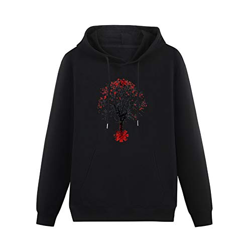 fuwo Hooded Red Hot Chili Pepper 9 Long Sleeve Sweatshirts Black L von fuwo