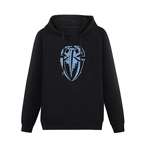 fuwo Hooded Roman Reigns Design Long Sleeve Sweatshirts Black 3XL von fuwo