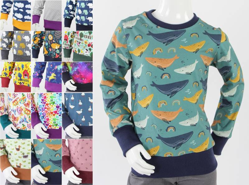 Kinder-Longsleeve Aus Kuschelweichem Öko-Jersey Mehrere Farben von fuxandfriends