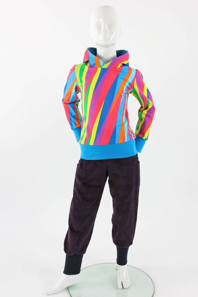 Kinder-Sommerpulli Mit Bunten Retrostreifen von fuxandfriends